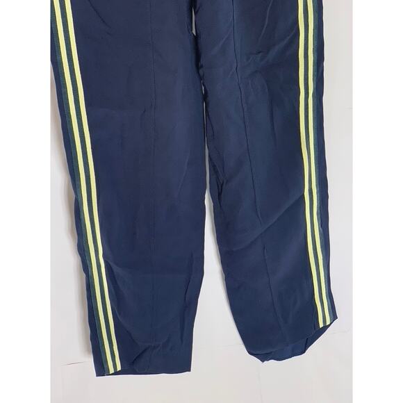 J.CREW Women's Blue/Yellow Double Stripe Crepe Pull-On Track Pants SZ 0 - Picture 5 of 10
